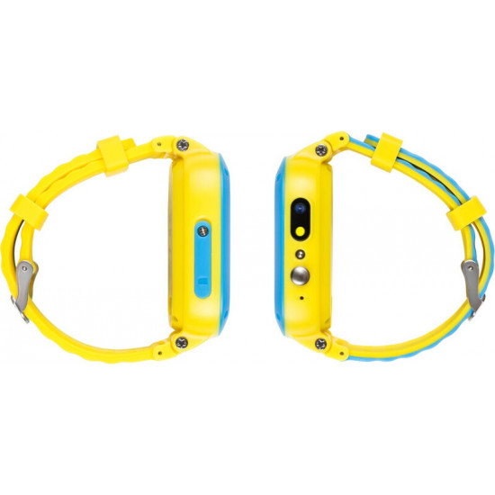 Дитячий смарт-годинник AmiGo GO004 Glory Splashproof Camera+LED Blue Yellow