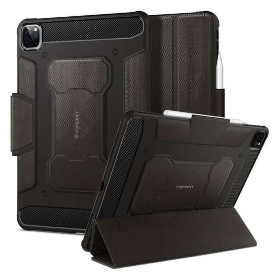 Чохол-книжка Spigen Rugged Armor Pro для Apple iPad Pro 11 (2020/2021/2022) Gunmetal (ACS01025)