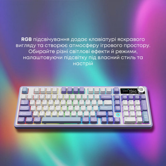 Клавіатура бездротова Ajazz AK980 V2 Gift Switch V2 White (AK980-V2-G-PWB)
