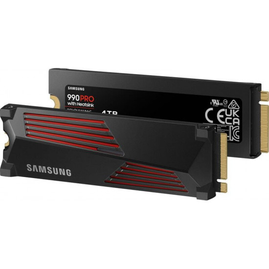 Накопичувач SSD 4ТB Samsung 990 PRO M.2 2280 PCIe 4.0 x4 NVMe V-NAND MLC (MZ-V9P4T0CW)