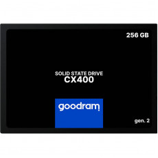Накопичувач SSD  256GB Goodram CX400 Gen.2 2.5" SATAIII 3D TLC (SSDPR-CX400-256-G2)