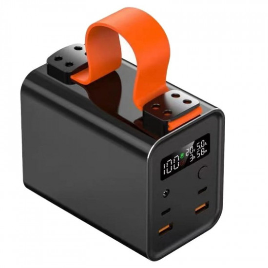 Універсальна мобільна батарея Atria 100W 60000mAh Black (WPD-101)