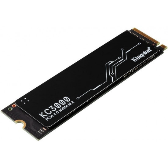Накопичувач SSD  512GB Kingston KC3000 M.2 2280 PCIe 4.0 x4 NVMe 3D TLC (SKC3000S/512G)