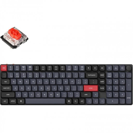 Клавіатура бездротова Keychron K17 PRO 100Key (K17P-H1-UA)