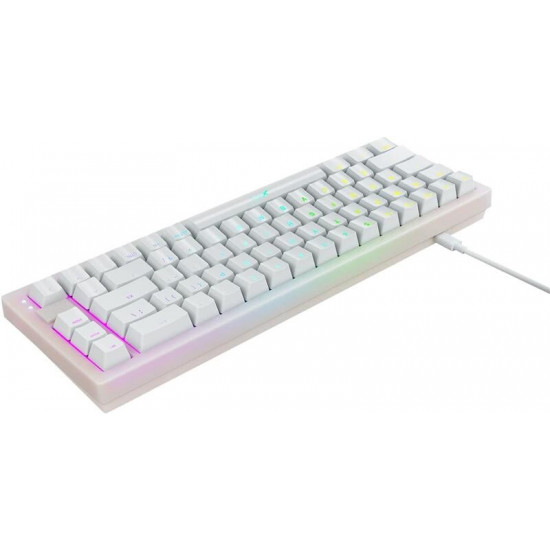 Клавіатура Xtrfy K5 RGB Kailh Red Hot-swap White (K5-RGB-CPT-TPWHITE-R-UKR)