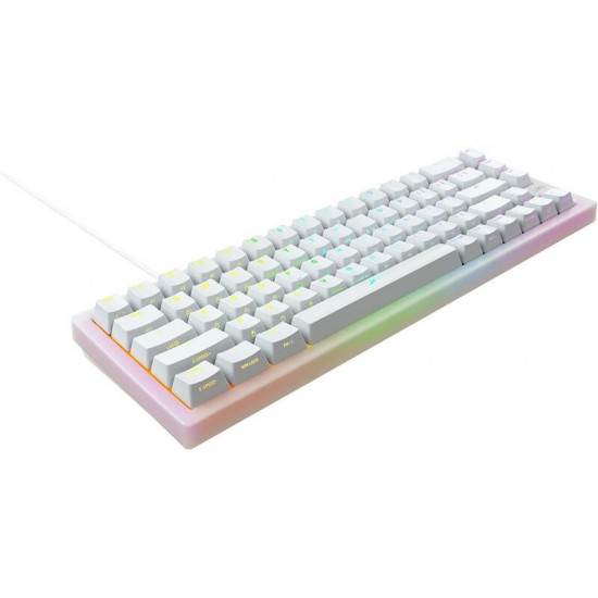 Клавіатура Xtrfy K5 RGB Kailh Red Hot-swap White (K5-RGB-CPT-TPWHITE-R-UKR)