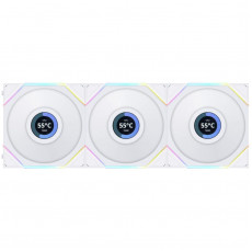 Вентилятор Lian Li TLLCD 120-3, White Cooler (G99.12TLLCD3W.00)