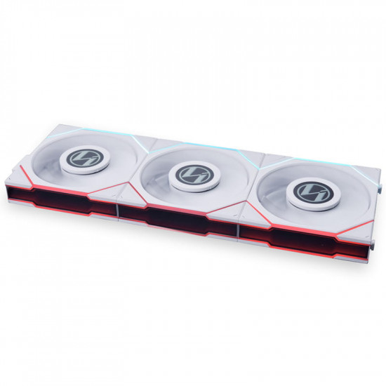 Вентилятор Lian Li TLLCD 120-3, White Cooler (G99.12TLLCD3W.00)