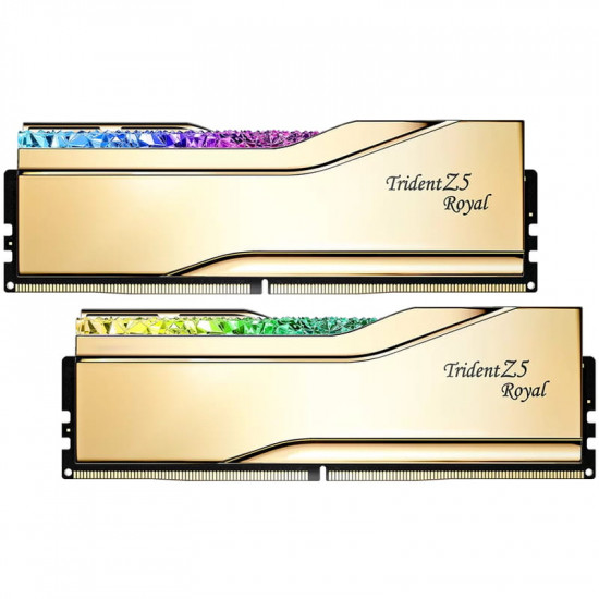 Модуль пам`ятi DDR5 2x16GB/6400 G.Skill Trident Z5 Royal Gold (F5-6400J3039G16GX2-TR5G)