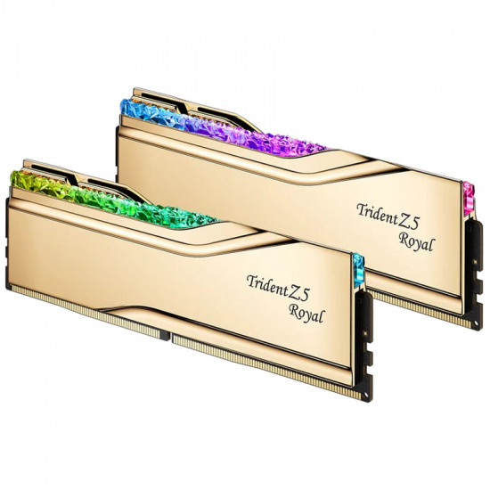 Модуль пам`ятi DDR5 2x16GB/6400 G.Skill Trident Z5 Royal Gold (F5-6400J3039G16GX2-TR5G)