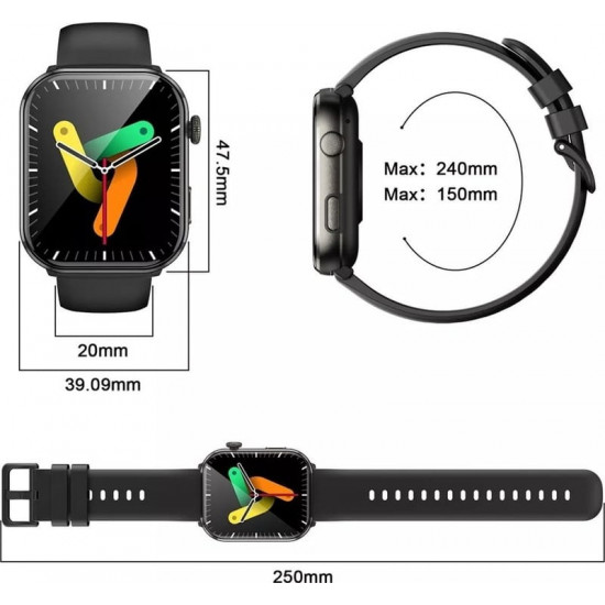Cмарт-годинник Blackview R60 Black (6931548318699)