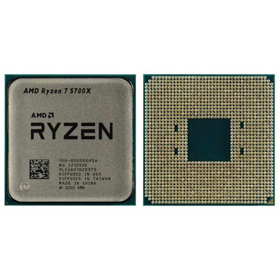 Процесор AMD Ryzen 7 5700X (3.4GHz 32MB 65W AM4) Tray (100-000000926)