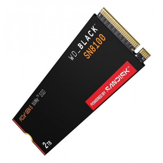 Накопичувач SSD 2TB WD Black SN8100 M.2 2280 PCIe 5.0 x4 3D NAND TLC (WDS200T1X0M)