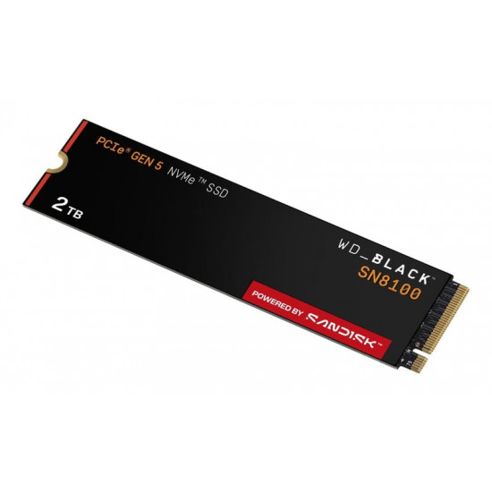 Накопичувач SSD 2TB WD Black SN8100 M.2 2280 PCIe 5.0 x4 3D NAND TLC (WDS200T1X0M)