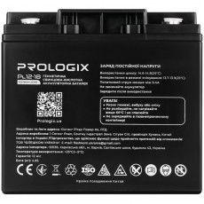 Акумуляторна батарея Prologix 12V 18AH (PL12-18) AGM