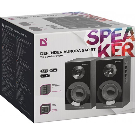 Акустична система Defender Aurora S40 Black (65240)