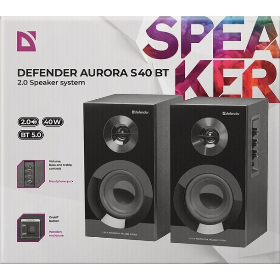 Акустична система Defender Aurora S40 Black (65240)