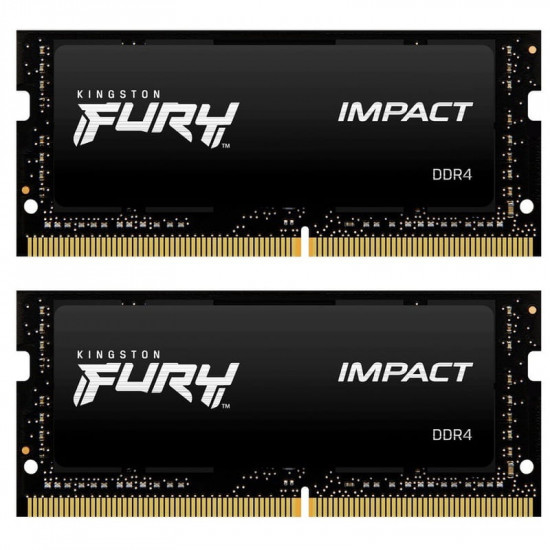 Модуль пам`ятi SO-DIMM DDR4 2x8GB/3200 Kingston Fury Impact (KF432S20IBK2/16)