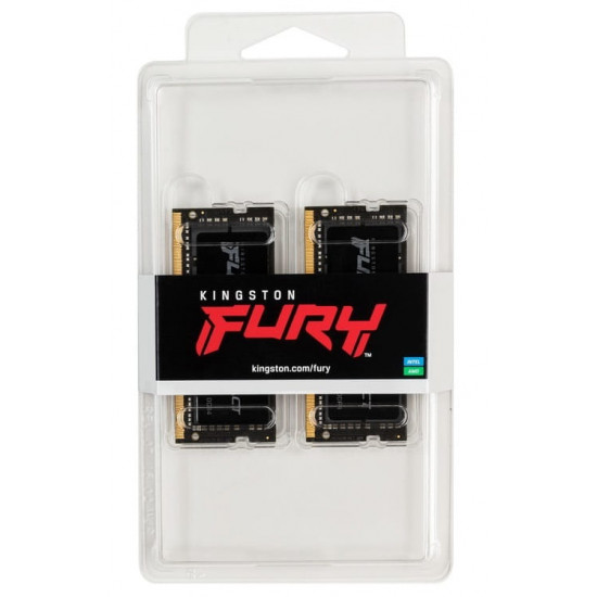 Модуль пам`ятi SO-DIMM DDR4 2x8GB/3200 Kingston Fury Impact (KF432S20IBK2/16)