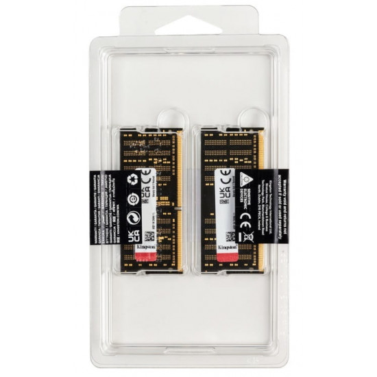 Модуль пам`ятi SO-DIMM DDR4 2x8GB/3200 Kingston Fury Impact (KF432S20IBK2/16)
