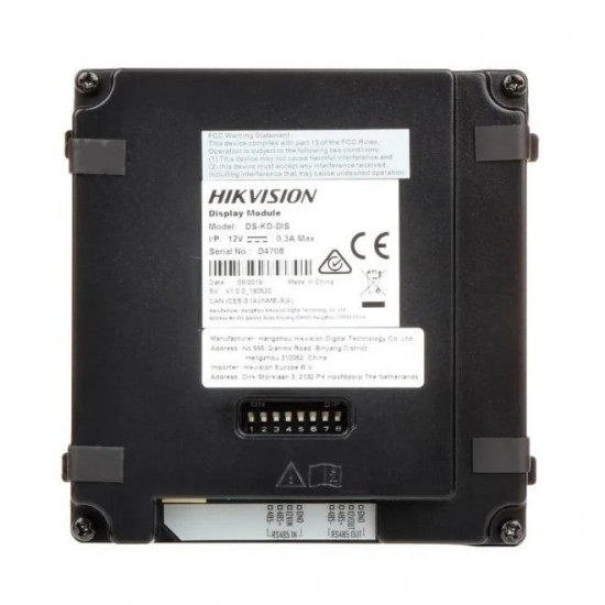 Модуль з монітора Hikvision DS-KD-DIS
