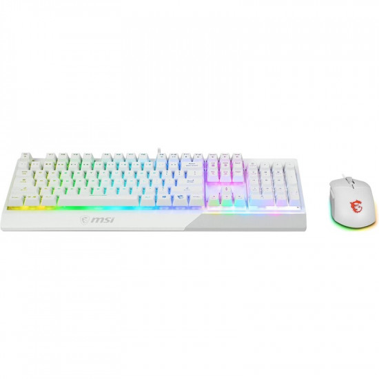 Комплект (клавіатура, миша) MSI Vigor GK30 Combo UA White