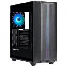 Корпус Prologix E122 Tempered Glass&Mesh Black