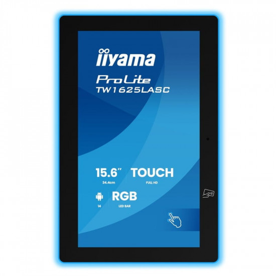 Монітор Iiyama 15.6" ProLite TW1625LASC-B3PNR IPS Black