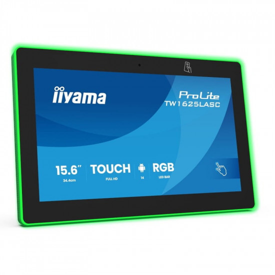 Монітор Iiyama 15.6" ProLite TW1625LASC-B3PNR IPS Black