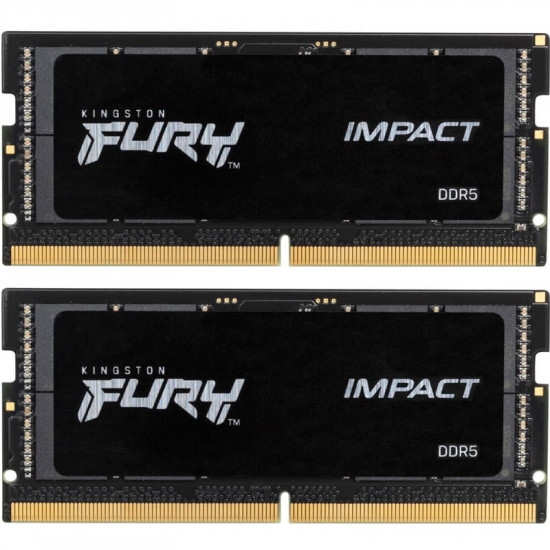 Модуль пам`ятi SO-DIMM DDR5 2x64GB/4800 Kingston Fury Impact (KF548S38IBK2-64)