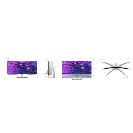 Монітор DELL 38" UltraSharp U3824DW (210-BHXB) IPS Black/Silver Curved