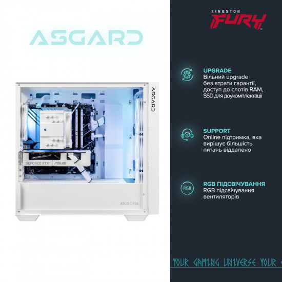 Персональний комп`ютер ASGARD PRIME WHITE (I144F.32.S10.56.7119)