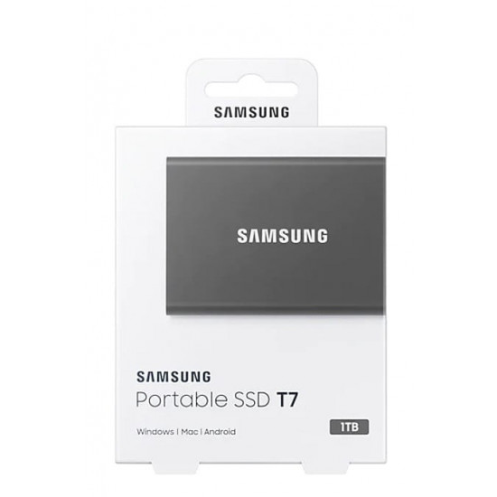 Накопичувач зовнішній SSD 4TB Samsung T7 Titan Gray (MU-PC4T0T/WW)