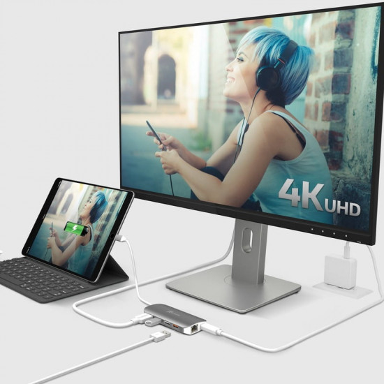 Док-станція J5create USB-C 9-в-1 (JCD383-N)