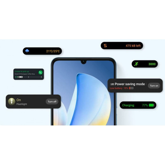 Смартфон Realme Note 70 4/128GB (RMX5313) Obsidian Black
