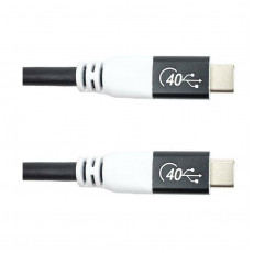 Кабель San Guan USB Type-C - USB Type-C (M/M) PD 100W, 40Gbps, 3 м Black (CA914135)