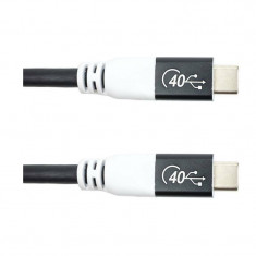 Кабель San Guan USB Type-C - USB Type-C (M/M) PD 100W, 40Gbps, 3 м Black (CA914135)