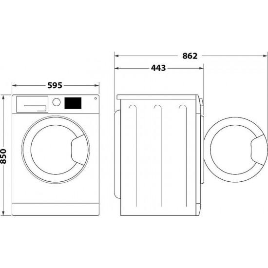 Пральна машина Indesit OMTWSE 61293 WK UA