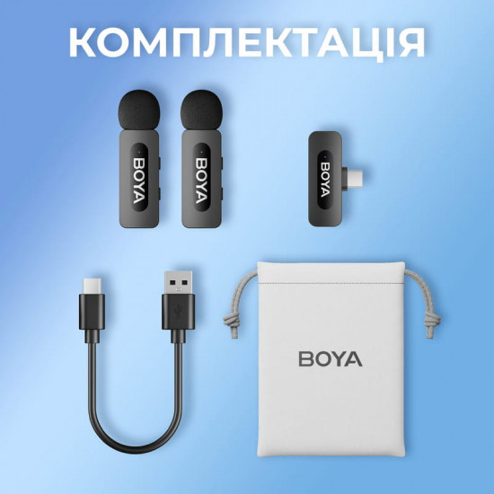 Мікрофон BOYA BY-V20 Type-C Black