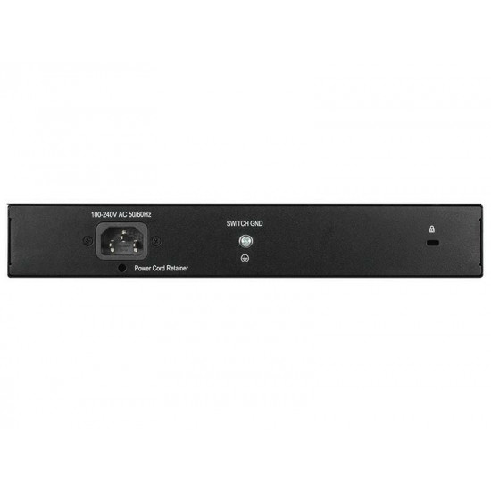 Комутатор D-Link DGS-1010MP (9xGE PoE, 1xSFP, 125W)