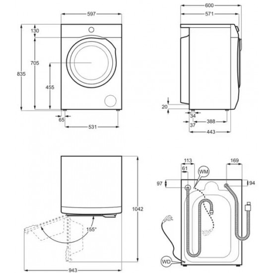 Пральна машина з сушкою Electrolux EW7W4492U