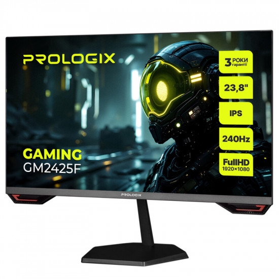 Монітор Prologix Gaming 23.8" GM2425F IPS Black 240Hz