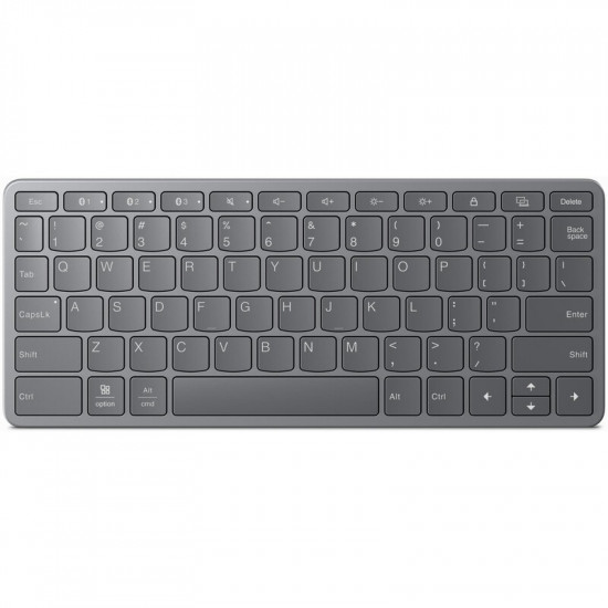 Клавіатура бездротова Lenovo Multi-Device Wireless KB 75key Grey (ZG38C05806)