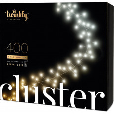 Smart LED гірлянда Twinkly Cluster AWW Gen II (TWC400GOP-BEU) 400LED, 6м, BT+WiFi