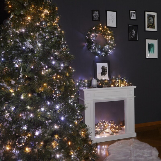 Smart LED гірлянда Twinkly Cluster AWW Gen II (TWC400GOP-BEU) 400LED, 6м, BT+WiFi