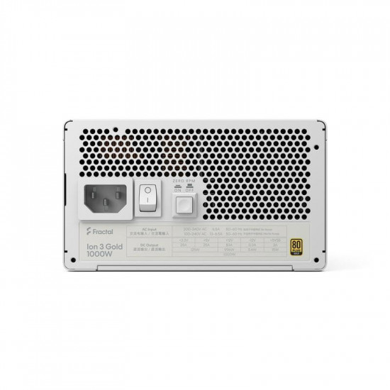 Блок живлення Fractal Design Ion 3 Gold 1000W White (FD-P-IA3G-101-EU-WT)