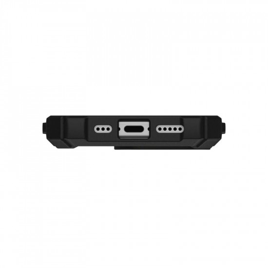 Чохол-накладка Urban Armor Gear Magsafe для Apple iPhone 16 Pro Plasma XTE Black/Orange (114474114097)
