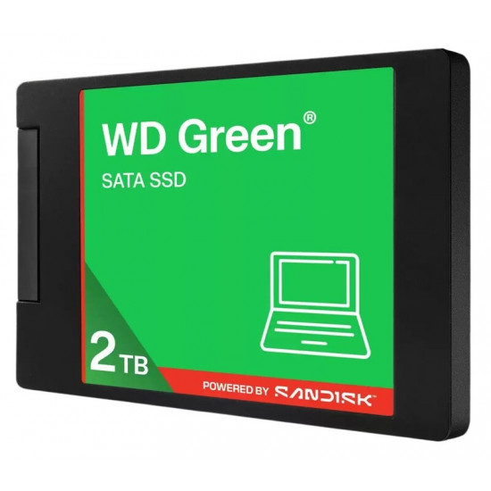 Накопичувач SSD 2TB WD Green 2.5 SATAIII 3D NAND (WDS200T5G0A-00CPT0)