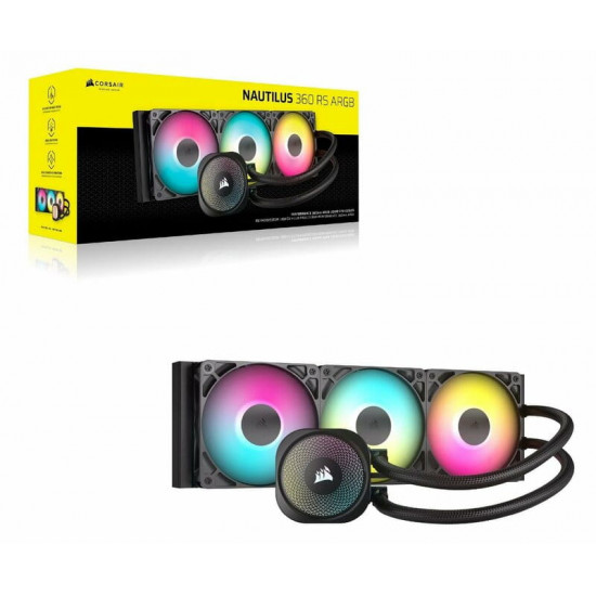 Система водяного охолодження Corsair Nautilus 360 RS ARGB (CW-9060093-WW)