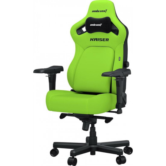 Крісло для геймерів Anda Seat Kaiser 4 Size XL Cyber Green PVC (AD12YDDC-XLL-20-C-PV/C-01)